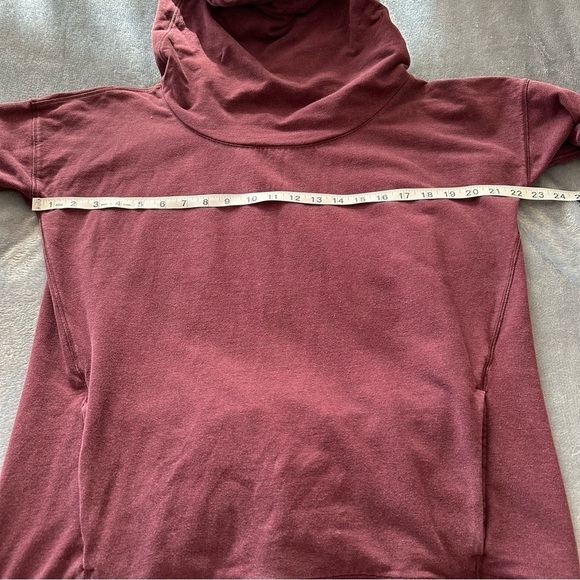 Lululemon Stress Less Hoodie Heathered Bordeaux Drama - Picture 17 of 17